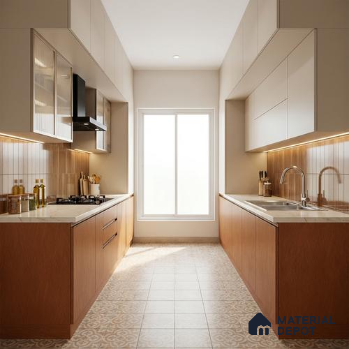 Wooden Look LM 21116 Zebrano Ridge Regal Walnut Texture Finish 8 ft x 4 ft Decorative Laminate - 1 mm | Suitable for TV Unit, Wardrobe, Kitchen Cabinets
