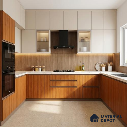 Wooden Look LM 21119 D Classic Timber Majestic Vista Texture Finish 8 ft x 4 ft Decorative Laminate - 1 mm | Suitable for TV Unit, Wardrobe, Kitchen Cabinets