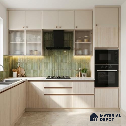 Wooden Look LM 21121 C Vanilla Timber Majestic Vista Texture Finish 8 ft x 4 ft Decorative Laminate - 1 mm | Suitable for TV Unit, Wardrobe, Kitchen Cabinets