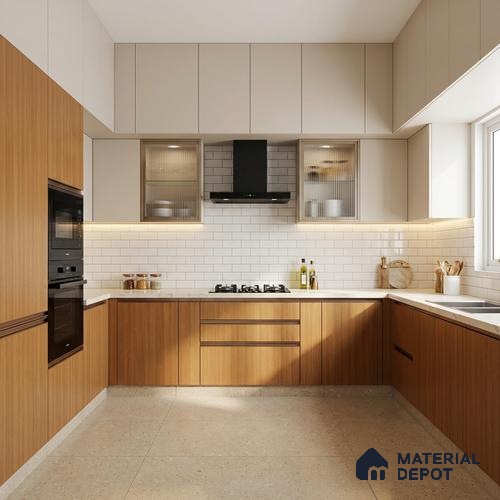 Wooden Look LM 21335 Classy Oak 8 ft x 4 ft Texture Finish Decorative Laminate - 1 mm | Suitable for TV Unit, Wardrobe, Kitchen Cabinets