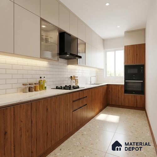 Wooden Look LM 21347 Shiny Lavito 8 ft x 4 ft Matte Finish Decorative Laminate - 1 mm | Suitable for TV Unit, Wardrobe, Kitchen Cabinets