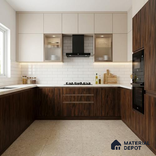 Wooden Look LM 21357 Truffed Figurato 8 ft x 4 ft Matte Finish Decorative Laminate - 1 mm | Suitable for TV Unit, Wardrobe, Kitchen Cabinets