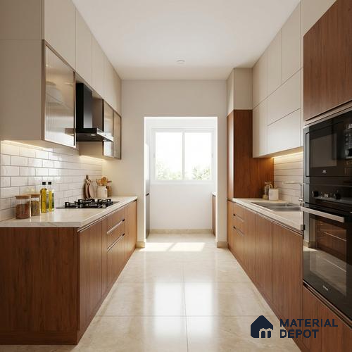 Wooden Look LM 21414 Canadian Maple 8 ft x 4 ft Matte Finish Decorative Laminate - 1 mm | Suitable for TV Unit, Wardrobe, Kitchen Cabinets