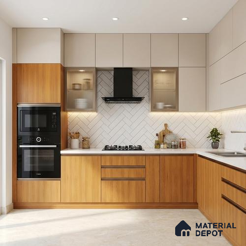 Wooden Look LM 21564 Frappe Cedar 8ft x 4ft Texture Finish Decorative Laminate - 1 mm | Suitable for TV Unit, Wardrobe, Kitchen Cabinets