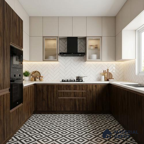 Wooden Look LM 21583 Dark Oak 8ft x 4ft Texture Finish Decorative Laminate - 1 mm | Suitable for TV Unit, Wardrobe, Kitchen Cabinets