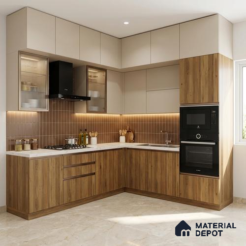 Wooden Look LM 21604 Dense Pine 8ft x 4ft Suede Finish Decorative Laminate - 1 mm | Suitable for TV Unit, Wardrobe, Kitchen Cabinets