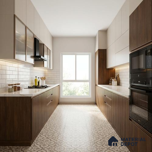 Wooden Look LM 21616 Espresso Oak 8ft x 4ft Suede Finish Decorative Laminate - 1 mm | Suitable for TV Unit, Wardrobe, Kitchen Cabinets