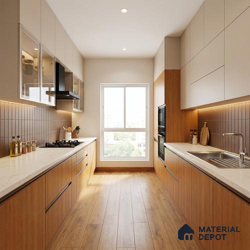 Wooden Look LM 21618 Frappe Cedar 8ft x 4ft Suede Finish Decorative Laminate - 1 mm | Suitable for TV Unit, Wardrobe, Kitchen Cabinets