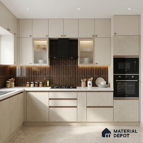 Wooden Look LM 21753 8ft x 4ft Texture Finish Decorative Laminate - 1 mm | Suitable for TV Unit, Wardrobe, Kitchen Cabinets