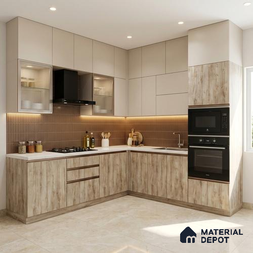 Wooden Look LM 22786 8 ft x 4 ft Texture Finish Decorative Laminate - 1 mm | Suitable for TV Unit, Wardrobe, Kitchen Cabinets