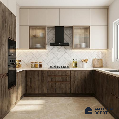 Wooden Look LM 22787 8 ft x 4 ft Texture Finish Decorative Laminate - 1 mm | Suitable for TV Unit, Wardrobe, Kitchen Cabinets