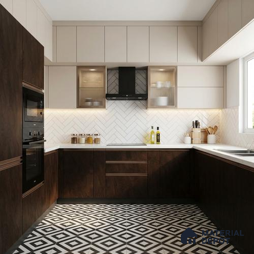 Wooden Look LM 22789 8 ft x 4 ft Texture Finish Decorative Laminate - 1 mm | Suitable for TV Unit, Wardrobe, Kitchen Cabinets