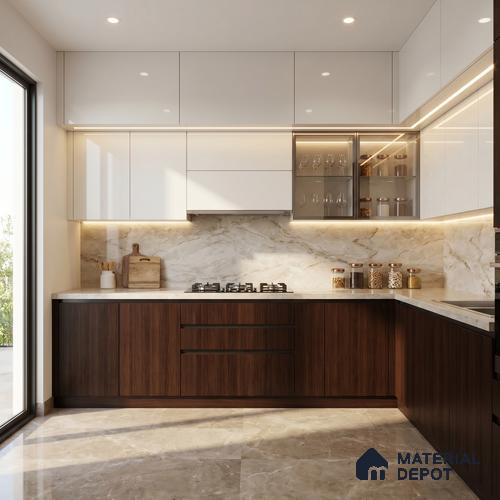 Wooden Look LM 23494 (AR 03 7119) Wenge Wood 8 ft x 4 ft Aged Radiance Finish Decorative Laminate - 1 mm | Suitable for TV Unit, Wardrobe, Kitchen Cabinets