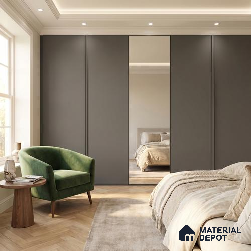 LM 23518 (SMT 409) Dulux Waterlily Blush 8 ft x 4 ft Super Matte Finish Decorative Laminate - 1 mm | Suitable for Living Room, Kitchen, Office