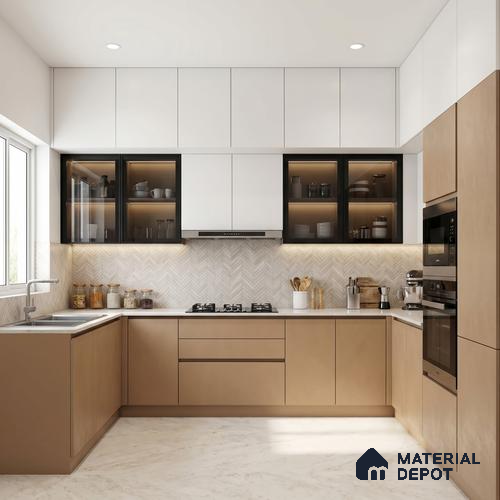 LM 23526 (SMT 427) Golden Melon 8 ft x 4 ft Super Matte Finish Decorative Laminate - 1 mm | Suitable for Living Room, Kitchen, Office