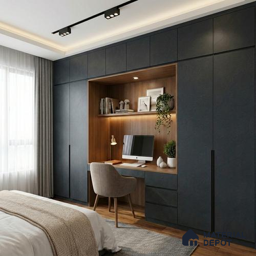 LM 23556 Twilight Glaze 8 ft x 4 ft Antique Tones Finish Decorative Laminate - 1 mm | Suitable for TV Unit, Wardrobe, Kitchen Cabinets
