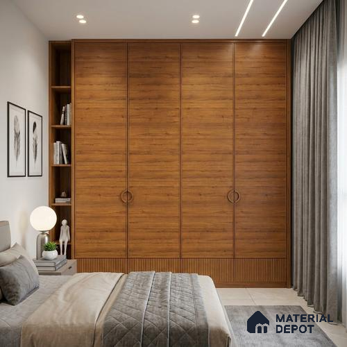 Wooden Look LM 23572 (AHO 11 7116 HZ) Cacao Bean 8 ft x 4 ft Arctic Honey Oak Finish Decorative Laminate - 1 mm | Suitable for TV Unit, Wardrobe, Kitchen Cabinets