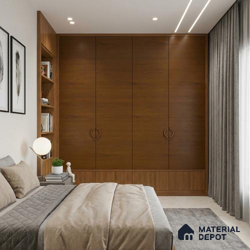 Wooden Look LM 23574 Cinnamon Spice 8 ft x 4 ft Arctic Honey Oak Finish Decorative Laminate - 1 mm | Suitable for TV Unit, Wardrobe, Kitchen Cabinets