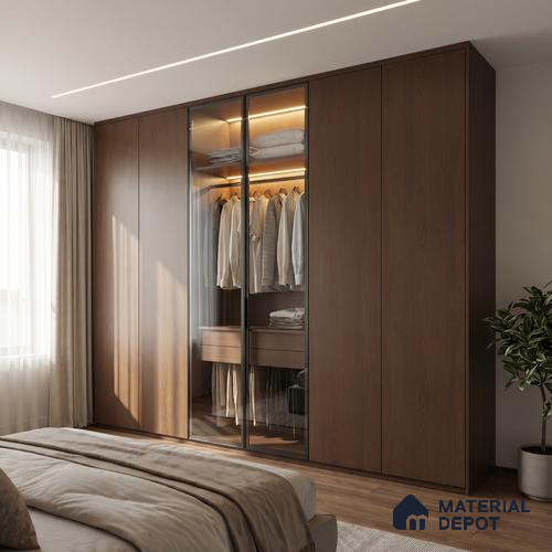 Wooden Look LM 23583 (AR 02 7128) Sandy Shore 8 ft x 4 ft Ashen Rustic Finish Decorative Laminate - 1 mm | Suitable for TV Unit, Wardrobe, Kitchen Cabinets