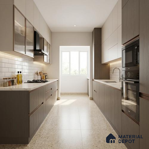 Wooden Look WP 1 911 8 ft x 4 ft Texture Finish Decorative Laminate - 1 mm | Suitable for TV Unit, Wardrobe, Kitchen Cabinets