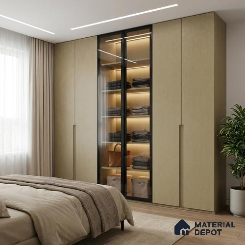 Stone Look LM 24370 8 ft x 4 ft Texture Finish Decorative Laminate - 1 mm | Suitable for TV Unit, Wardrobe, Kitchen Cabinets