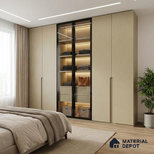 Stone Look LM 24378 8 ft x 4 ft Texture Finish Decorative Laminate - 1 mm | Suitable for TV Unit, Wardrobe, Kitchen Cabinets