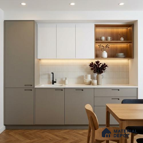 Stone Look LM 24379  8 ft x 4 ft Texture Finish Decorative Laminate - 1 mm | Suitable for TV Unit, Wardrobe, Kitchen Cabinets