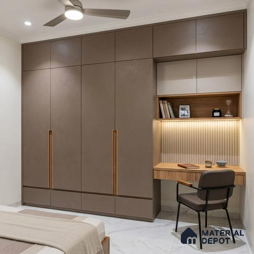 Stone Look LM 24380 8 ft x 4 ft Texture Finish Decorative Laminate - 1 mm | Suitable for TV Unit, Wardrobe, Kitchen Cabinets