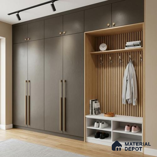 Stone Look LM 24393 8 ft x 4 ft Texture Finish Decorative Laminate - 1 mm | Suitable for TV Unit, Wardrobe, Kitchen Cabinets
