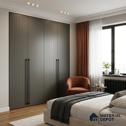 Wooden Look LM 24410 8 ft x 4 ft Texture Finish Decorative Laminate - 1 mm | Suitable for TV Unit, Wardrobe, Kitchen Cabinets