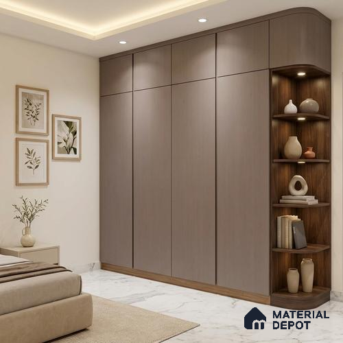 Wooden Look LM 24422 8 ft x 4 ft Texture Finish Decorative Laminate - 1 mm | Suitable for TV Unit, Wardrobe, Kitchen Cabinets