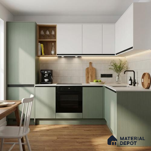 Wooden Look LM 24425 8 ft x 4 ft Texture Finish Decorative Laminate - 1 mm | Suitable for TV Unit, Wardrobe, Kitchen Cabinets