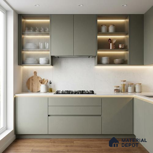 Stone Look LM 24443 8 ft x 4 ft Texture Finish Decorative Laminate - 1 mm | Suitable for TV Unit, Wardrobe, Kitchen Cabinets