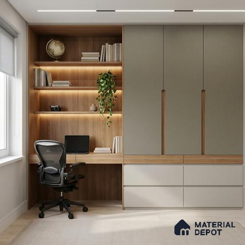 Stone Look LM 24446 8 ft x 4 ft Texture Finish Decorative Laminate - 1 mm | Suitable for TV Unit, Wardrobe, Kitchen Cabinets