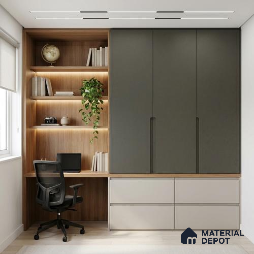 Stone Look LM 24448 8 ft x 4 ft Texture Finish Decorative Laminate - 1 mm | Suitable for TV Unit, Wardrobe, Kitchen Cabinets