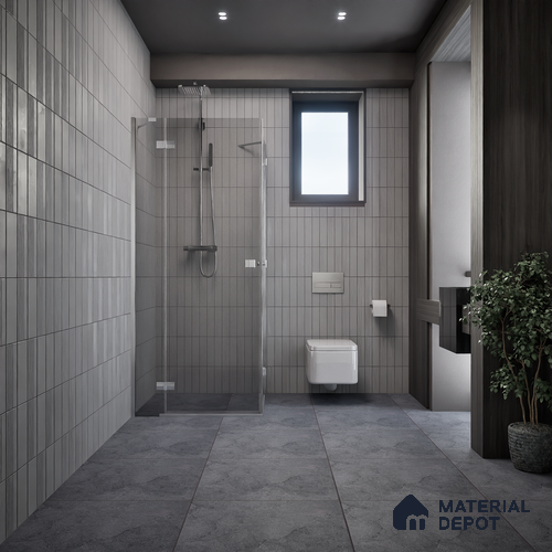 Marble Floor Tile TL 06315 Orio Gris 2 ft x 2 ft Vitrified Matte Finish - 9 mm | Suitable for Living Room, Bedroom, Bathroom
