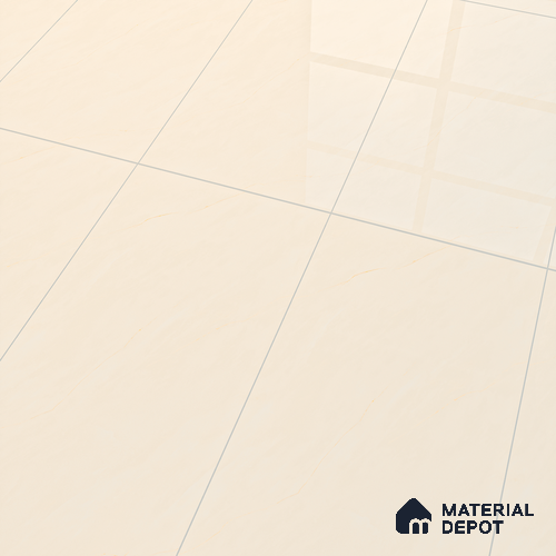 Marble Floor & Wall Tile TL 07097 Froges Crema 4 ft x 2 ft Glossy Finish Vitrified Tile - 9 mm | 3 Random Design | Suitable For living Room, Bedroom, Bathroom | Image 5