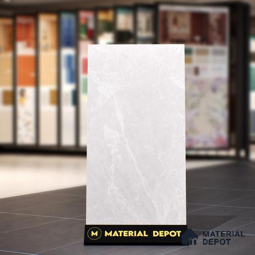 Marble Floor & Wall Tile TL 07091 Balki Bianco 4 ft x 2 ft Matte Finish Vitrified Tile - 9 mm | 4 Random Design | Suitable For living Room, Bedroom, Bathroom | Image 2