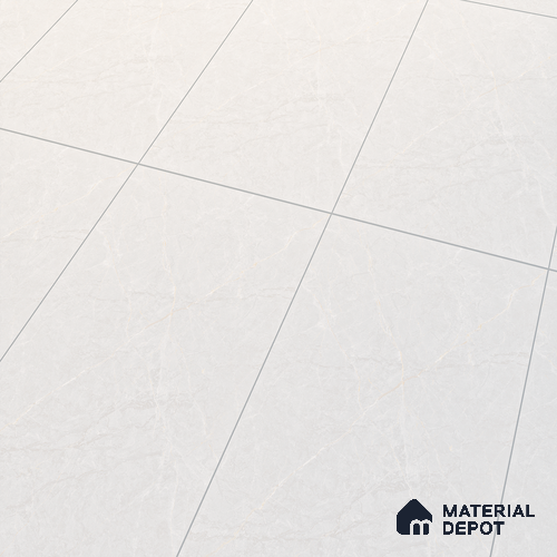 Marble Floor & Wall Tile TL 07142 Egeo Bianco 4 ft x 2 ft Matte Finish Vitrified Tile - 9 mm | 4 Random Design | Suitable For living Room, Bedroom, Bathroom