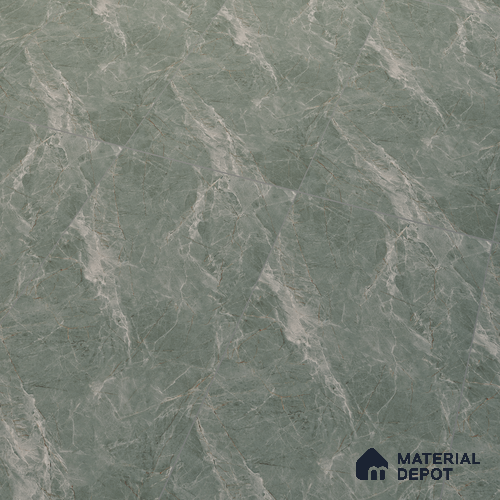 Marble Floor & Wall Tile TL 07099 Balki Green 4 ft x 2 ft Matte Finish Vitrified Tile - 9 mm | 4 Random Design | Suitable For living Room, Bedroom, Bathroom