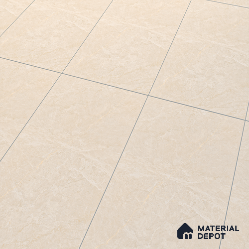 Marble Floor & Wall Tile TL 07143 Egeo Crema 4 ft x 2 ft Matte Finish Vitrified Tile - 9 mm | 4 Random Design | Suitable For living Room, Bedroom, Bathroom