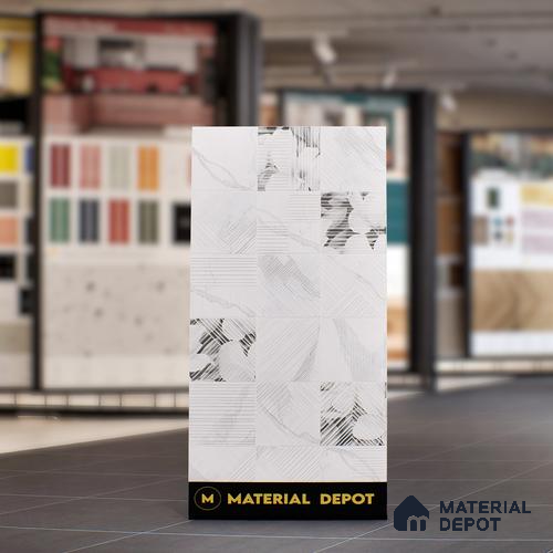 Marble Floor & Wall Tile TL 05521 Prestige Imperial Statuario Merida 2 ft x 4 ft Vitrified Matte Finish - 9 mm | 3 Random Design | Suitable for Living Room, Bedroom, Bathroom | Image 2