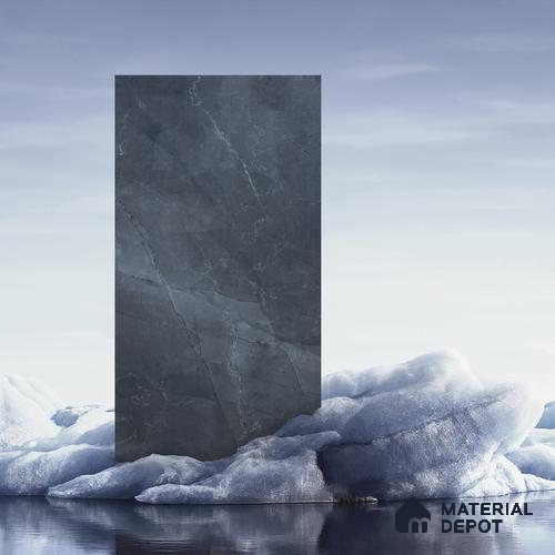 Budget Friendly Marble Wall & Floor Tile Value for Money TL 06298 Grey Mist 4 ft x 2 ft - Vitrified Glossy Finish -9 mm | Suitable for Living Room, Bedroom & Bathroom