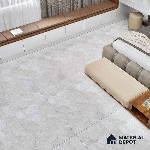 Marble Wall & Floor Tile TL 05307 B Aurelio Florida Grey 4 ft x 2 ft Vitrified Carving Matte Finish - 9 mm | Suitable for Living Room, Bedroom, Feature / Accent Walls & Highlighter Wall