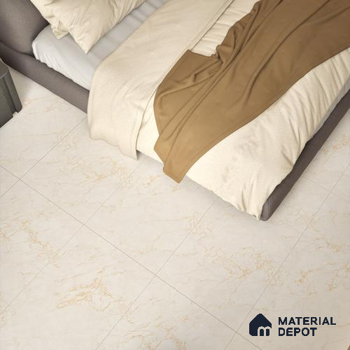 Marble Wall & Floor Tile TL 06212 Glorix Sandstorm 4 ft x 2 ft Vitrified Matte Finish - 9 mm (Random Design 4) | Suitable for Living Room, Bedroom, Bathroom & Kitchen
