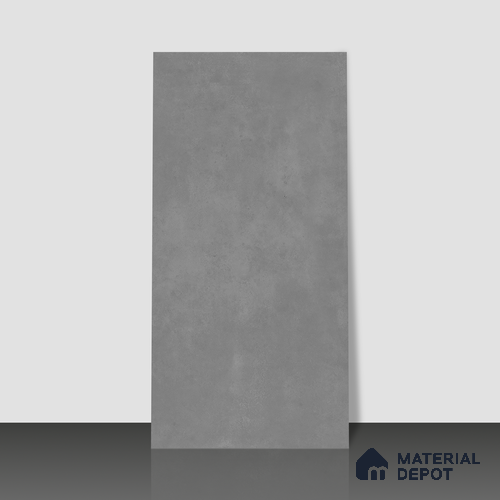 Stone Floor & Wall Tile | TL 00772 Raw Steel Grey 4 ft x 2 ft Matte Finish Full Body Vitrified Tile - 9 mm | Suitable For Living Room, Bedroom, Bathroom