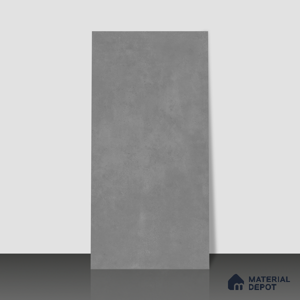 Stone Floor & Wall Tile | TL 00772 Raw Steel Grey 4 ft x 2 ft Matte Finish Full Body Vitrified Tile - 9 mm | Suitable For Living Room, Bedroom, Bathroom