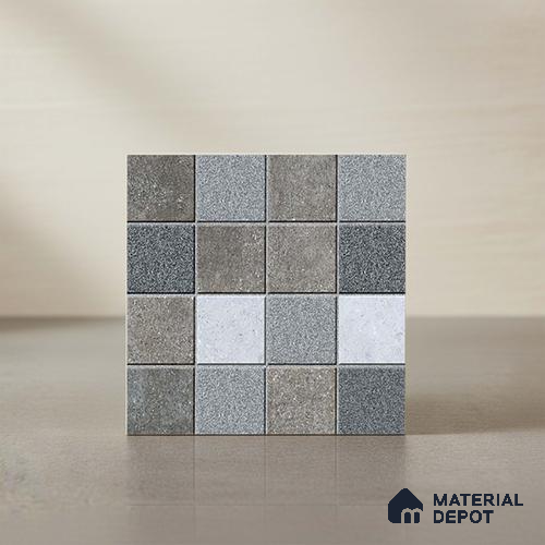 Stone Look Floor Tile TL 09146 | Matte Finish 12 x 12 inch Vitrified Tile - 8 mm | Suitable For Kitchen, Bathroom, Bedroom & Office
