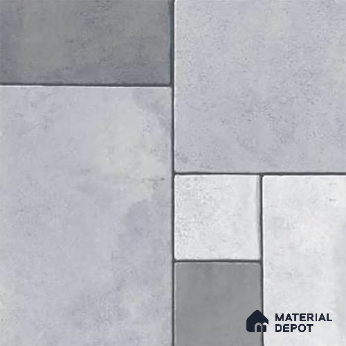 Stone Look Floor Tile TL 09372 | Matte Finish 16 x 16 inch Vitrified Tile - 12 mm | Suitable For Kitchen, Bathroom, Bedroom & Office| Image 1