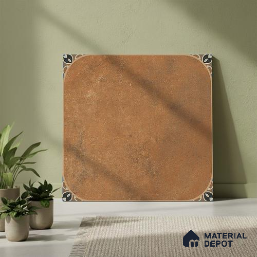 Stone Look Floor Tile TL 09422 D | Matte Finish 20 x 20 inch Vitrified Tile - 12 mm | Suitable For Kitchen, Bathroom, Bedroom & Office | Pattern Alignment May Vary | 2-3 mm Spacer is Mandatory